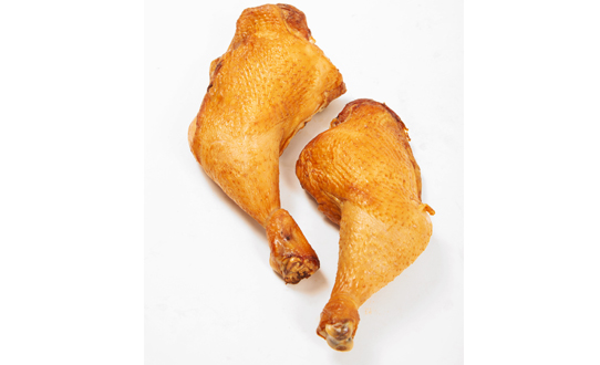 Cooked smoked Chicken legs Appetitnie