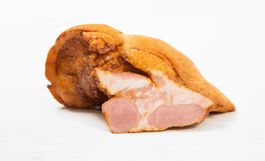 Boiled smoked cheek, first grade