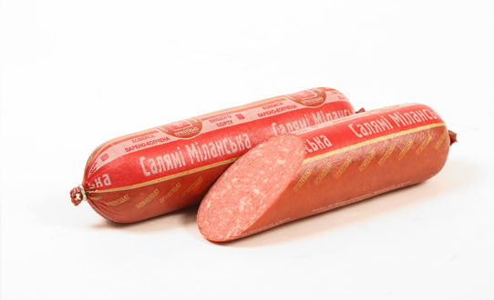 Cooked smoked salami Milanskaya, premium
