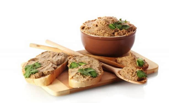 Liver pate, first grade