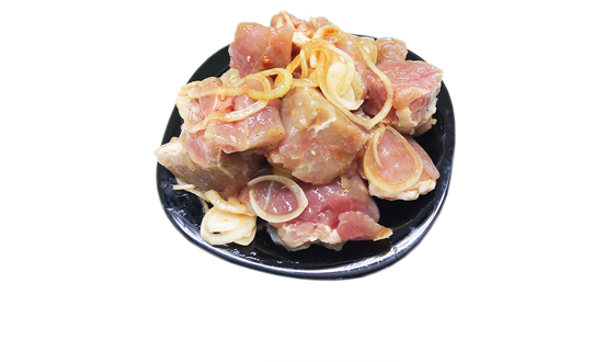 Semi-finished product pork shashlik Apetitniy